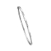 14K White Gold 0.08 ct. Diamond Bangle Bracelet