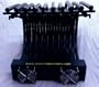 20" Double Row Fireplace Grate Heater Heat Exchanger, Zero Clearance Blower Heatalator