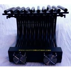 20 Double Row Fireplace Grate Heater Heat Exchanger, Zero Clearance Blower Heatalator by Hasty Heat