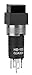 NKK SWITCHES HB15SKW01-A SWITCH, PB, NON-ILLUM, SPDT, 0.1A, BLK (10 pieces)