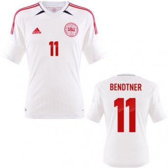 Dänemark Bendtner Trikot Away 2012, M