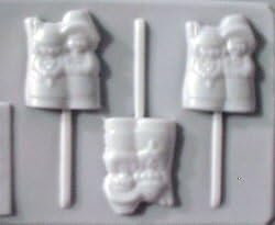 Thanksgiving Pilgrim Children Lollipop Chocolate Mold