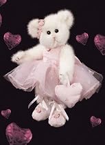 Dance into My Heart - Plush Ballerina Bear with Heart by Bearington