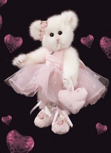 Dance Into My Heart Bearington Bear Ballerina Dressed White Teddy Bear Easter Basket Stuffed Animal Gift By Bearington Collection