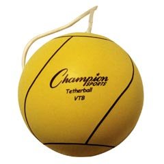 Buy CSIVTB - Rubber-Covered Tether Ball with Nylon Tether by Champion Sport