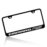 Camaro RS Black Steel License Plate Frame by Chevrolet