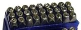 Advanced Tool Design Model  ATD-9600  27 Piece 3/16 Steel Letter Stamp Set