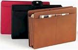 Andrew Philips Leather Accordion File