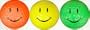 Smiley Golf Balls - Optic Colors