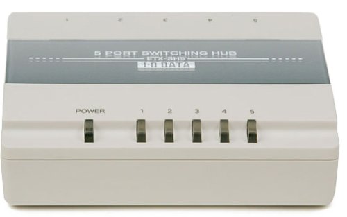 I-O DATA マグネット付き5ポートスイッチングハブ ETX-SH5 I-O DATA マグネット付き5ポートスイッチングハブ ETX-SH5