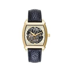 Christophe Skye - Mechanica G Automatic Watch with Black Leather Strap. Model: CS-843332000436