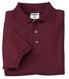 NEW JERZEES - 6-Ounce Jersey Knit Sport Shirt Maroon-L