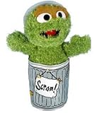 Gund Sesame Street Oscar the Grouch Plush 10 IN