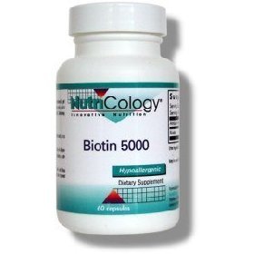 Allergy Research (Nutricology) - Biotin, 5000 mcg, 60 capsules