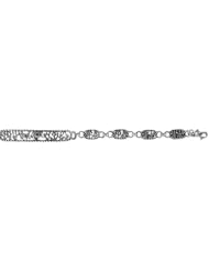 Sterling Silver Filigree Elephant Bracelet