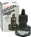 WATERPROOF BLACK HIGGINS INK 1OZ 4415