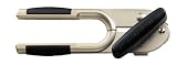 Pedrini Black & Satin Soft Grip Can Opener