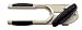 Pedrini Black & Satin Soft Grip Can Opener