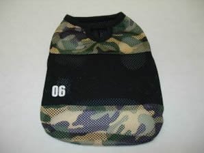 Puppy Luck T-17-XS Camouflage Mesh Top XSmall 