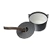 311ZG38M6EL. AA75  iittala Sarpaneva 3 Quart Cast Iron Casserole with Wooden Handle
