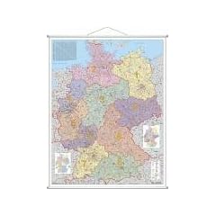Deutschland Postleitzahlenkarte