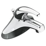 KOHLER K-15182-P-CP Coralais Single Control Centerset Lavatory Faucet, Polished Chrome