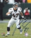 John Lynch Autographed Denver Broncos 8x10 Photo (White Jersey)