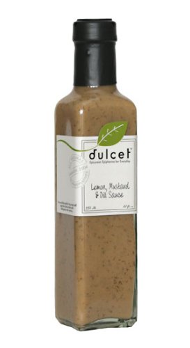 DULCET Lemon Mustard Dill Finishing Sauce - Great for seafood & vegetables by Dulcet