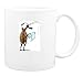 Mug with bug, puzzled, insect, confused, cockroach