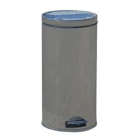 <b>Grip 30 L Stainless Steel Step Trash Can</b>