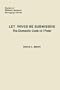 Let Wives Be Submissive: The Domestic Code in I Peter (Society of Biblical Literature, Monograph Series, No. 26)