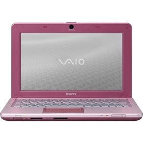 Sony VAIO VPC-W211AX/P 10-Inch Pink Netbook - Up to 8 Hours of Battery Life