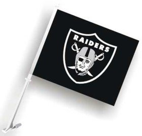 Oakland Raiders Car Flag