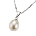 Zeeme Perles - 500243610-45 - Collier Femme avec Pendentif - Perles - Argent 925/1000 - 45 cm