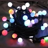 Christmas Lights UL0926GM Twinkle LED Globe Multi-Color Light Set