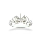 0.28ct tw Diamond Semi-Mount Engagement Ring In 14K White Gold (SI-I, H-I)
