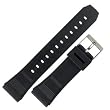 Voguestrap TX22G3 Allstrap 22mm Black Regular-Length Fits Casio Data Bank Watchband