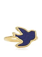 Marc by Marc Jacobs Anillo Stone Bird (Dorado / Azul Oscuro)