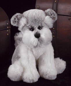 311ZxaExfqL Scruffy Bearington 14 Super Soft Plush Schnauzer Dog Stuffed Animal Toy by Bearington Collection
