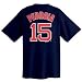 Dustin Pedroia Boston Red Sox Name and Number T-Shirt (Medium)