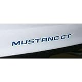 1994-98 FORD MUSTANG GT REAR BUMPER VINYL INSERTS Decals Letters - 38 Colors to choose from (Color :: Black)