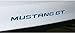 1994-98 FORD MUSTANG GT REAR BUMPER VINYL INSERTS Decals Letters - 38 Colors to choose from (Color :: Black)