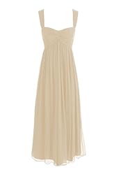 Sweetheart Spaghetti Strap Chiffon Beaded Evening Dress/Homecoming Dress/Prom Dress/Party Dress/Wedding Dress 