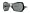 Silver Black with Gray Lens