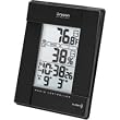 Oregon Scientific RMR383HGA-BK In/Outdoor Thermometer with Self-Setting Atomic Clock