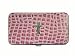 Purple Croc Embossed Wallet