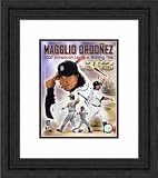 Framed Magglio Ordonez Detroit Tigers Photograph