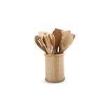 Core Bamboo Classic Bamboo 14-Piece Kitchen Utensil Set, Natural by Core Bamboo