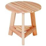 Western Red Cedar - Tripod Side Table - Furniture For Your Patio and Garden!