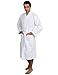 TowelSelections Waffle Weave Bathrobe Kimono Collar Spa Robe Made in Turkey